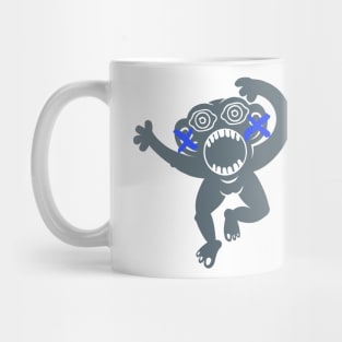 monkey Lovers Vibrant Artists String Mug